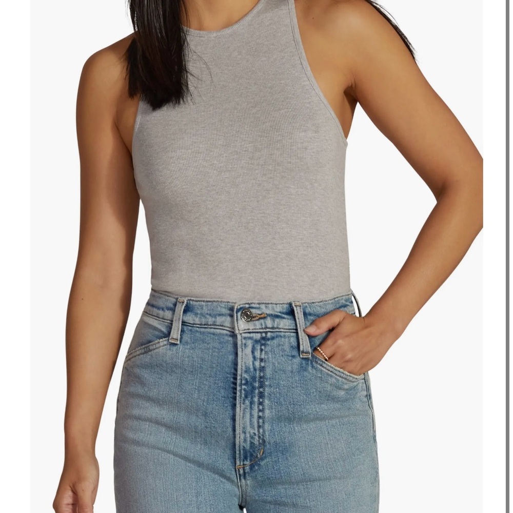 Favorite Daughter Gray The Perfect Bodysuit